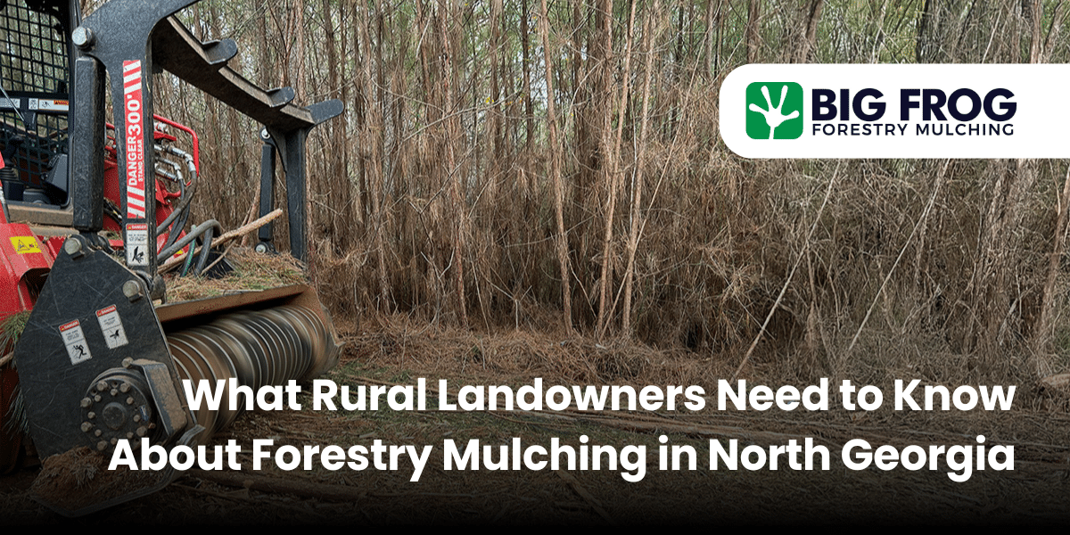 What Rural Landowners Should Know About Forestry Mulching | North Georgia